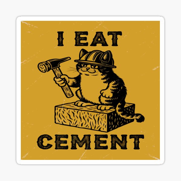 Item preview, I Eat Cement designed and sold by FanaticB.