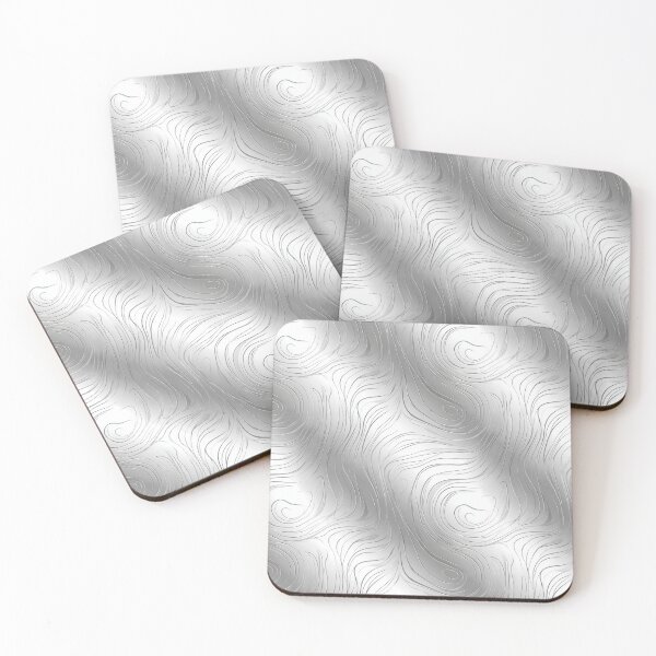 Item preview, Silver Frosted Glass Topography designed and sold by Enea Kelo.