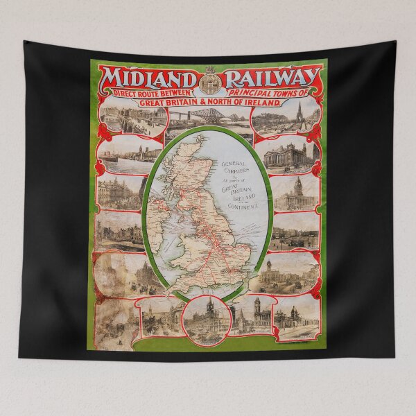 Item preview, Vintage Poster - Midland Railway designed and sold by cmphotographs.