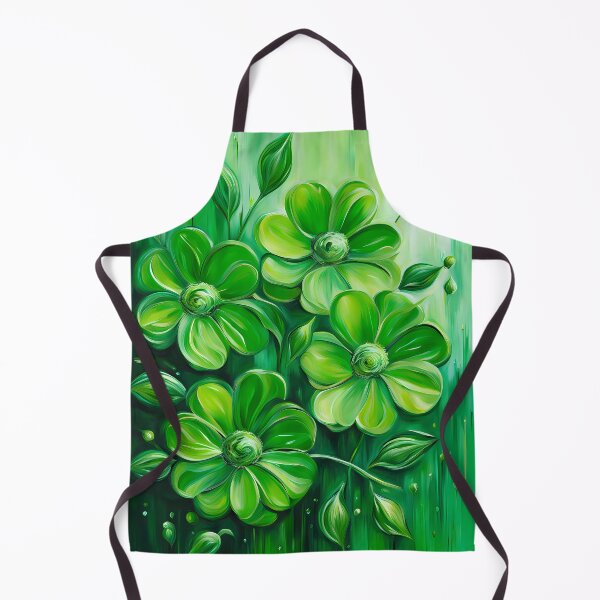 Item preview, Green Flowers on Green designed and sold by BookCovered.