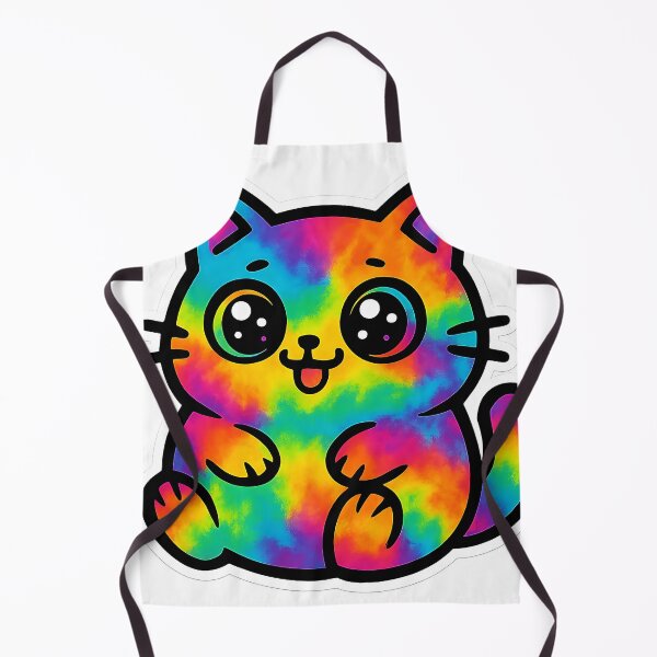 Item preview, Groovy Tie Dye Cat designed and sold by Anime and 90s Style.