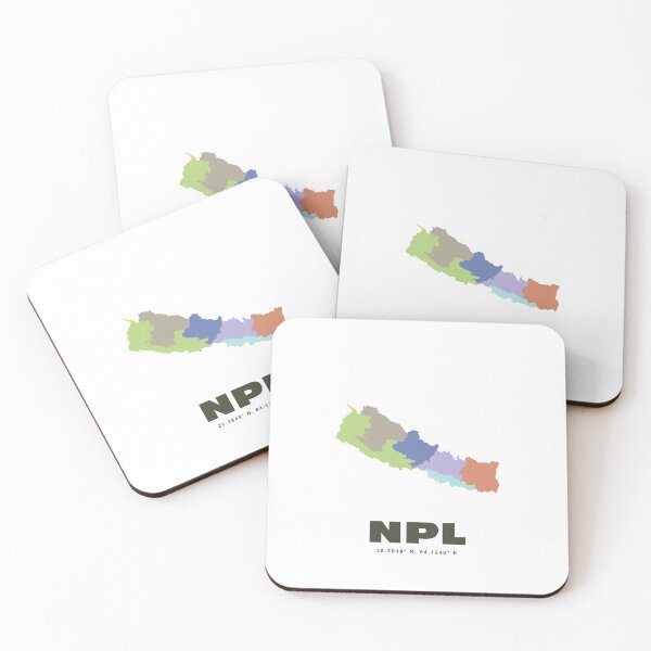 Item preview, Nepal Map - NPL ISO Code Wall  designed and sold by CartoPrints.