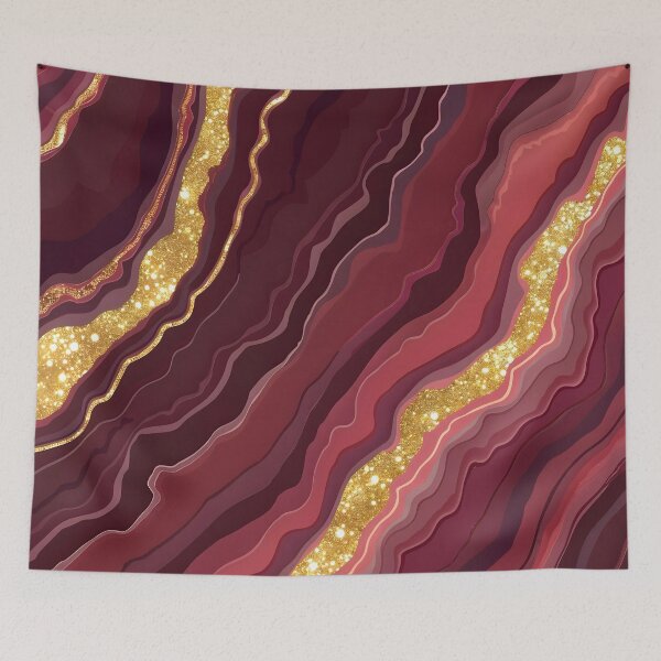 Item preview, Luxury Agate Burgundy Marble Modern Collection designed and sold by TrendyDesigne412.