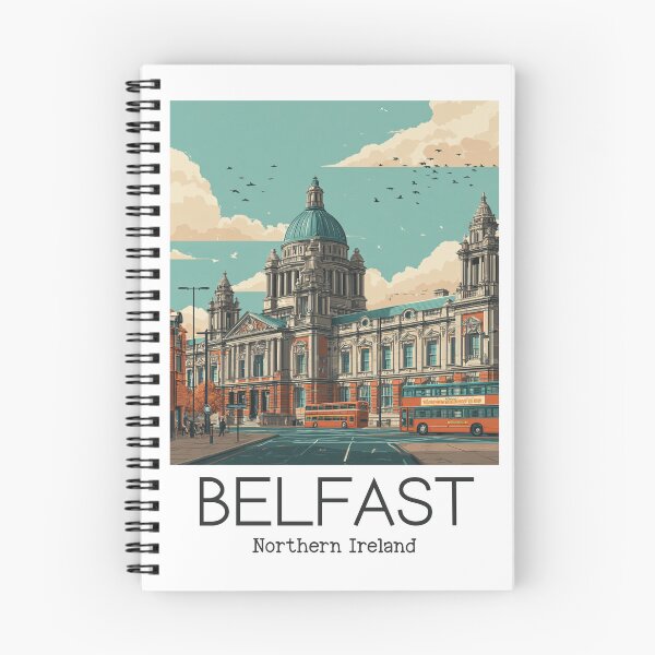 Item preview, A Vintage Illustration of Belfast - Northern Ireland  designed and sold by GoodOldVintage.