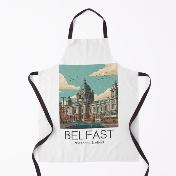 Item preview, A Vintage Illustration of Belfast - Northern Ireland  designed and sold by GoodOldVintage.