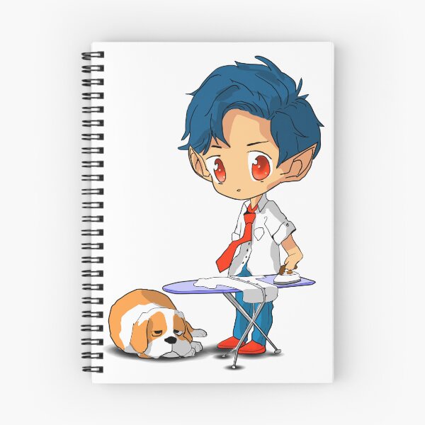 Item preview, Chibi boy ironing designed and sold by adastra3D.