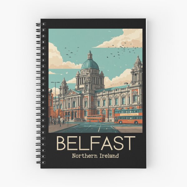 Item preview, A Vintage Illustration of Belfast - Northern Ireland  designed and sold by GoodOldVintage.
