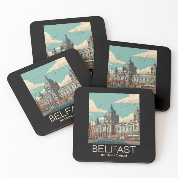 Item preview, A Vintage Illustration of Belfast - Northern Ireland  designed and sold by GoodOldVintage.