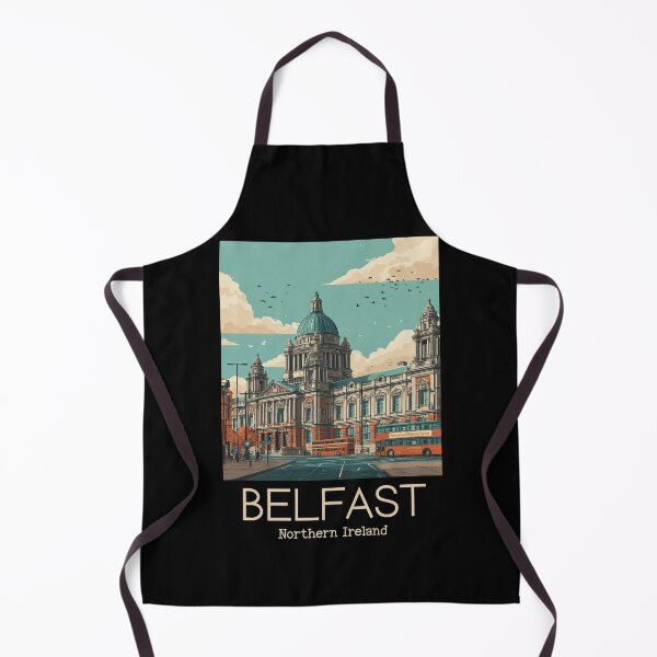 Item preview, A Vintage Illustration of Belfast - Northern Ireland  designed and sold by GoodOldVintage.