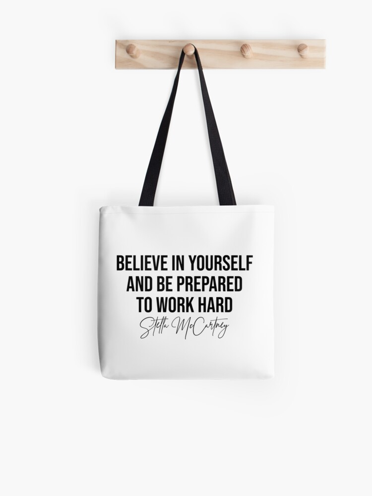 Believe Fashion Tote Bag