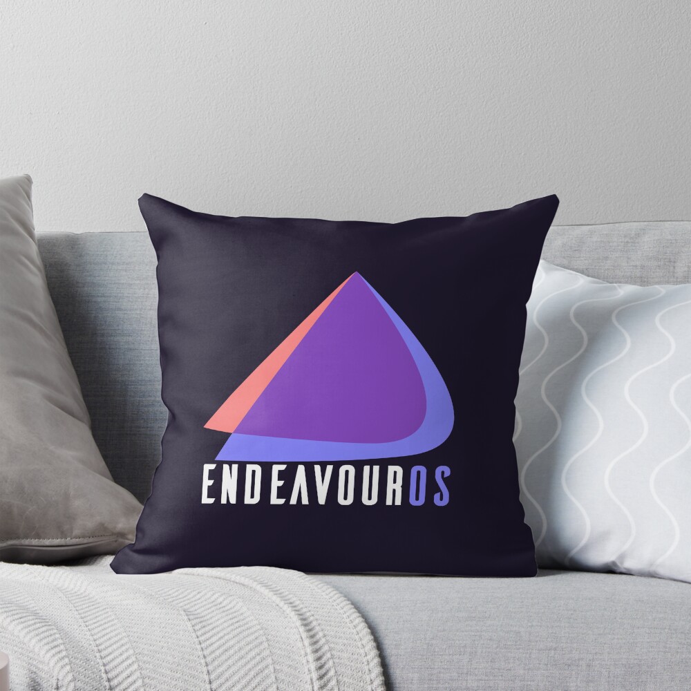 Item preview, Throw Pillow designed and sold by EndeavourOS.