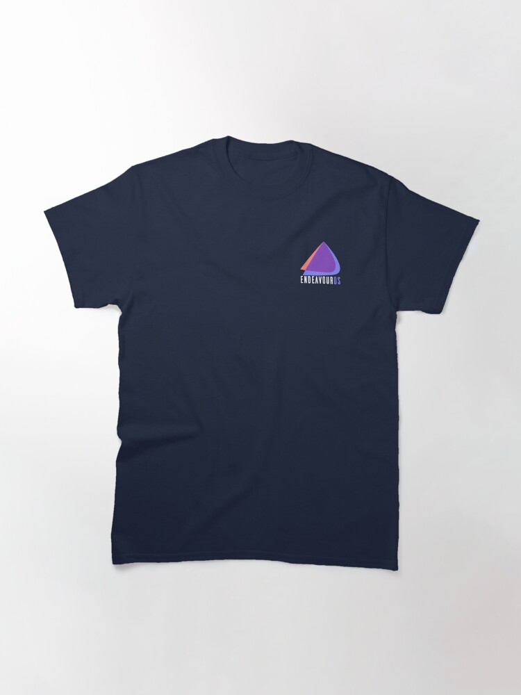 Thumbnail 3 of 7, Classic T-Shirt, EndeavourOS Icon (dark) designed and sold by EndeavourOS.