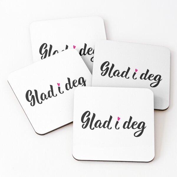 Item preview, Glad i deg. Happy in you  - Norwegian text. Lettering. designed and sold by pidzam4e.