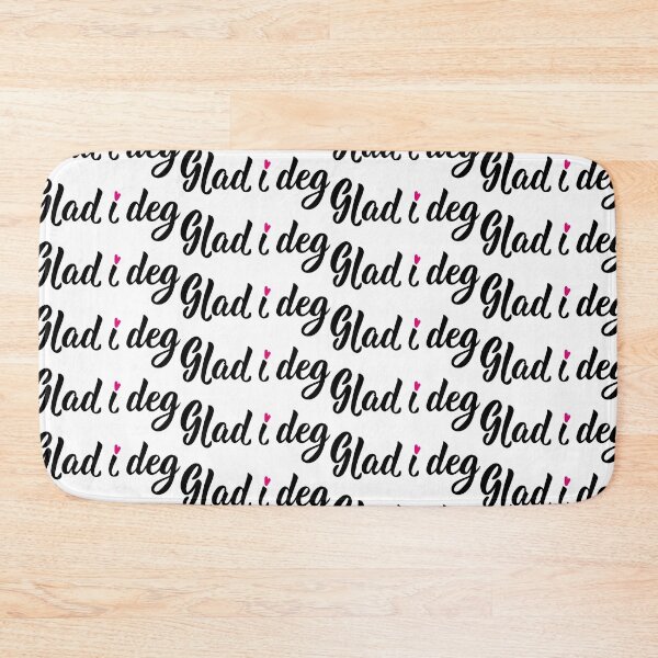 Item preview, Glad i deg. Happy in you  - Norwegian text. Lettering. designed and sold by pidzam4e.