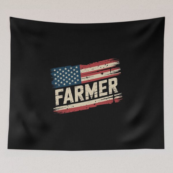 Item preview, USA Flag Farmer designed and sold by jkrphoto.