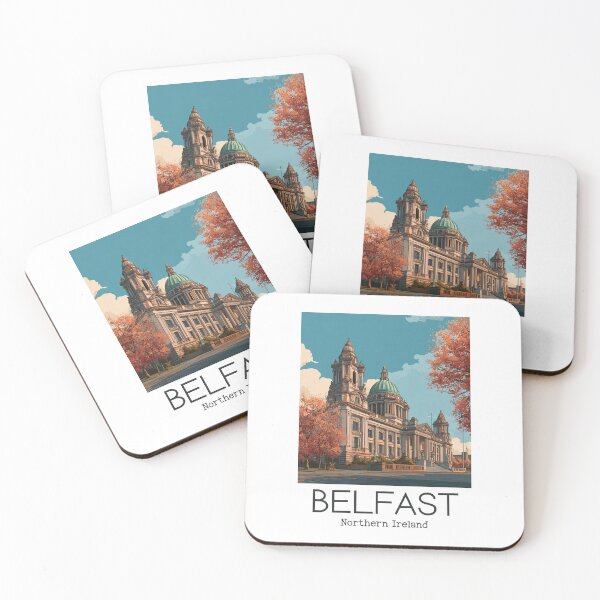 Item preview, A Vintage Illustration of Belfast - Northern Ireland  designed and sold by GoodOldVintage.
