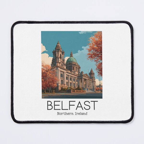 Item preview, A Vintage Illustration of Belfast - Northern Ireland  designed and sold by GoodOldVintage.
