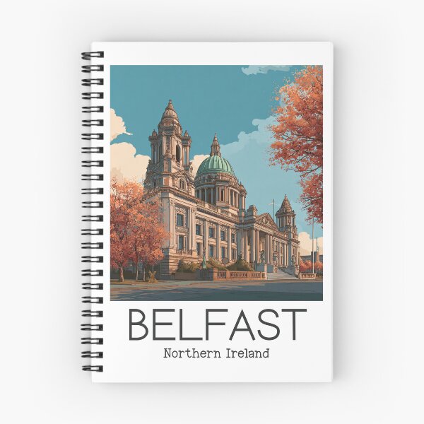 Item preview, A Vintage Illustration of Belfast - Northern Ireland  designed and sold by GoodOldVintage.