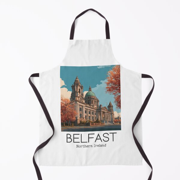 Item preview, A Vintage Illustration of Belfast - Northern Ireland  designed and sold by GoodOldVintage.