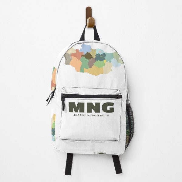Item preview, Mongolia Map - MNG ISO Code Wall Art designed and sold by CartoPrints.