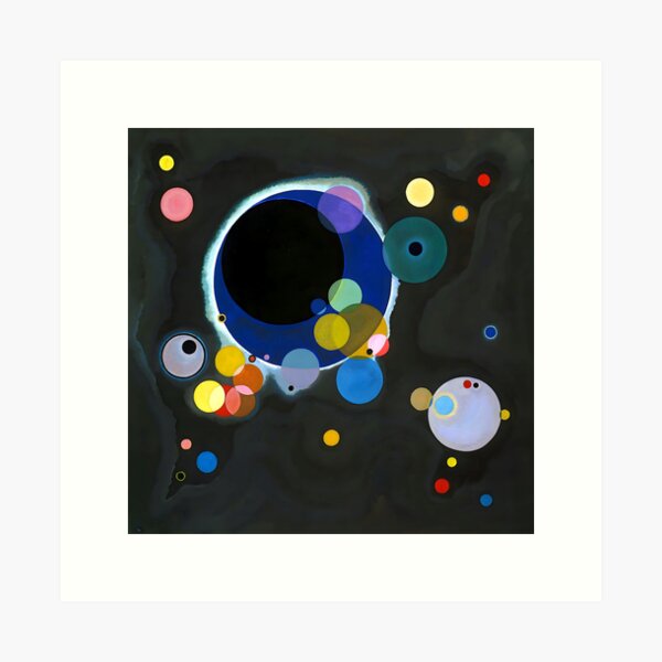 Item preview, Wassily Kandinsky - Circles designed and sold by Jon-Baran.