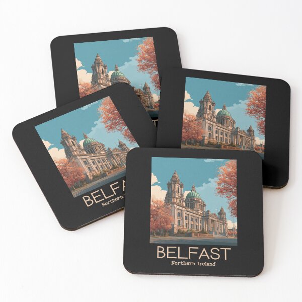 Item preview, A Vintage Illustration of Belfast - Northern Ireland  designed and sold by GoodOldVintage.
