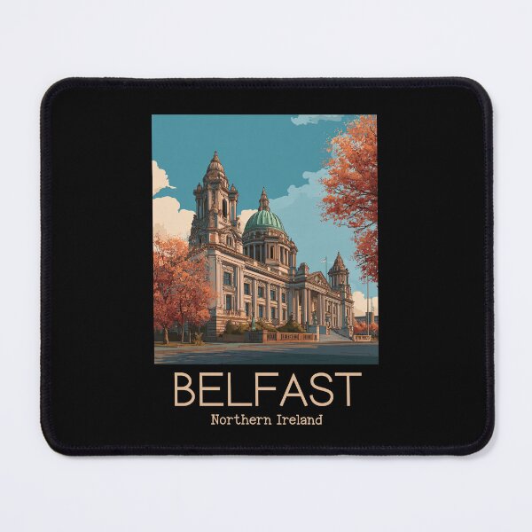 Item preview, A Vintage Illustration of Belfast - Northern Ireland  designed and sold by GoodOldVintage.