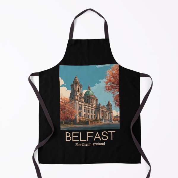 Item preview, A Vintage Illustration of Belfast - Northern Ireland  designed and sold by GoodOldVintage.