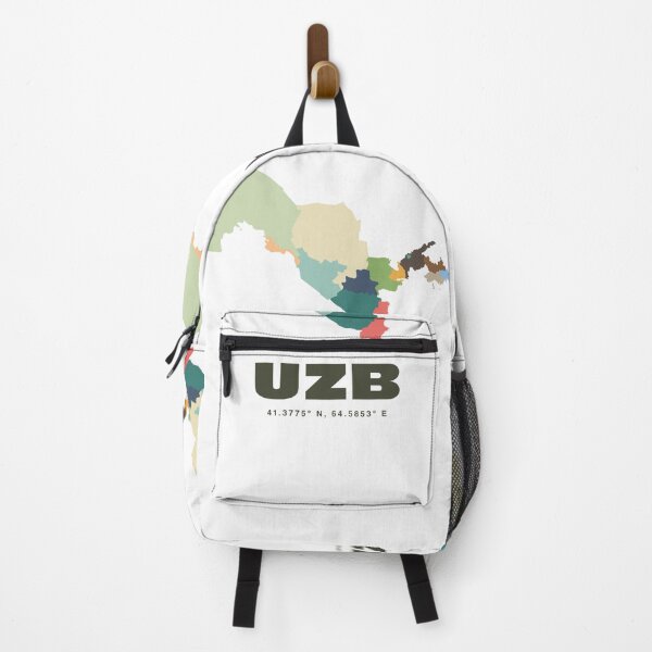 Item preview, Uzbekistan Map - UZB ISO Code Wall Art designed and sold by CartoPrints.