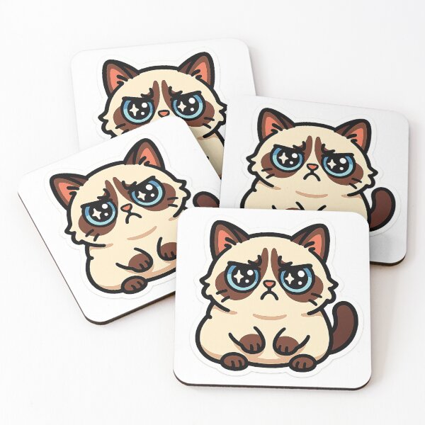 Item preview,  Moody Fluffy Kitty with Attitude designed and sold by Anime and 90s Style.