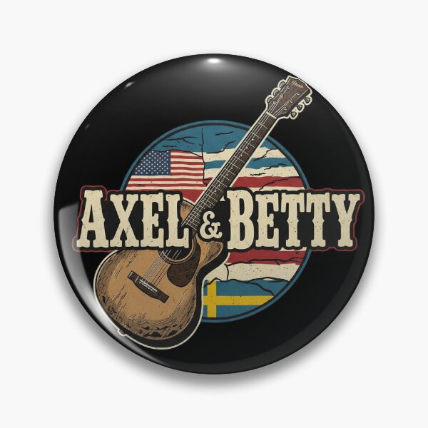 Artikelvorschau, Axel & Betty Schwedisch/Amerikanisches Gitarrenlogo entworfen und verkauft von AxelandBetty.
