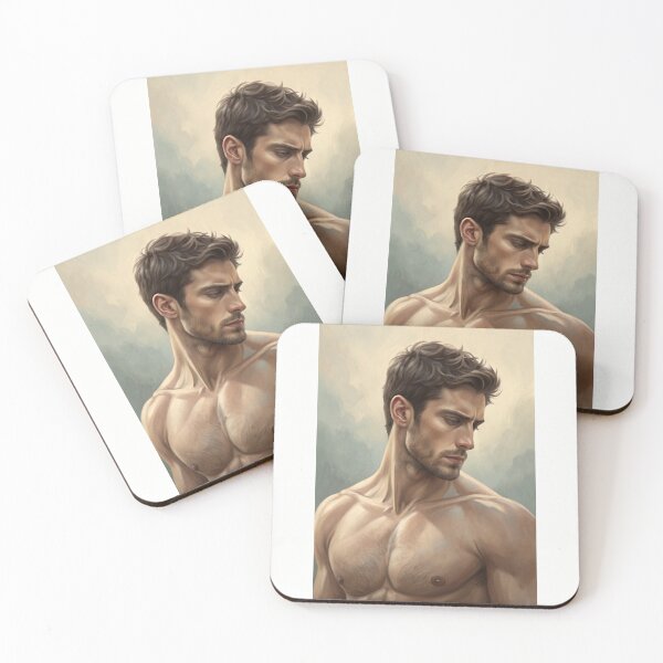 Item preview, A Quiet Portrait of Strength - handsome male designed and sold by gayishdesign.