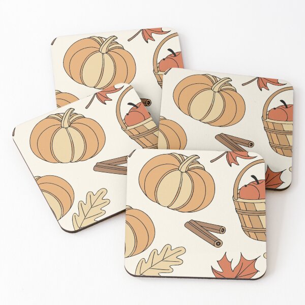 Item preview, Fall Themed Design with Pumpkins, Apples, and Autumn Leaves designed and sold by Creative88Art.