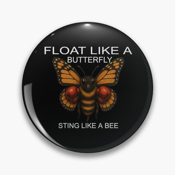 Item preview, Butterfly Bee Boxer Quote Art designed and sold by Promptwear.0.