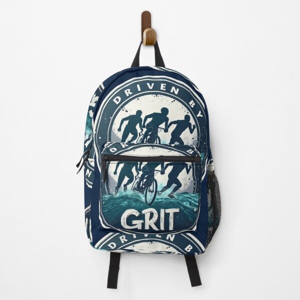 Item preview, Driven by Grit | Triathlon Sticker for Athletes Who Never Quit designed and sold by Triathlongram.
