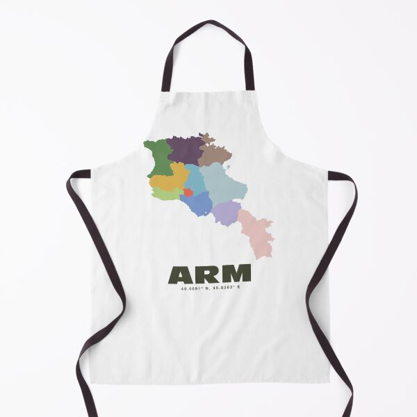 Item preview, Armenia Map - ARM ISO Code Wall Art designed and sold by CartoPrints.