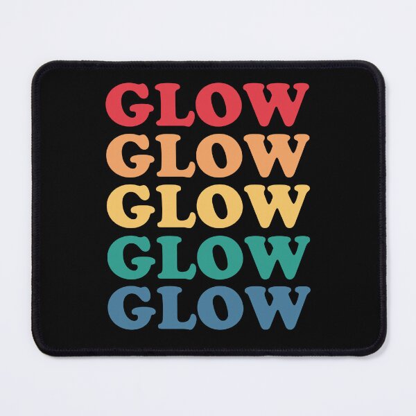 Item preview, Colorful Retro GLOW Typography – Rainbow Gradient Aesthetic Word Art designed and sold by Sunserize Designs.