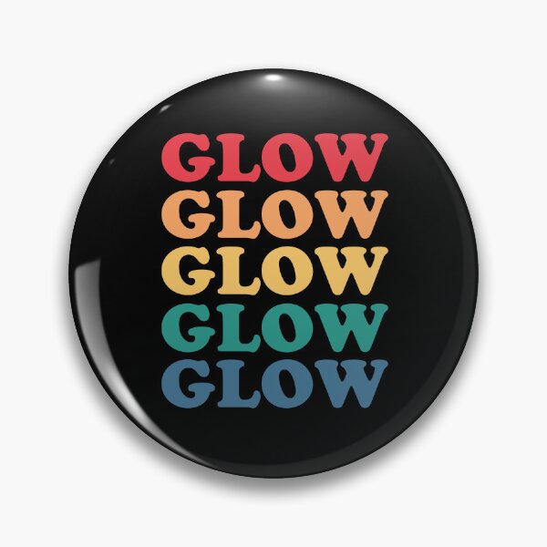 Item preview, Colorful Retro GLOW Typography – Rainbow Gradient Aesthetic Word Art designed and sold by Sunserize Designs.
