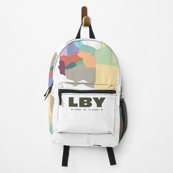 Item preview, Libya Map - LBY ISO Code Wall Art designed and sold by CartoPrints.