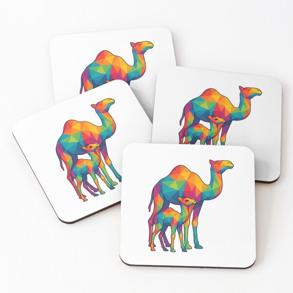 Item preview, Prismatic Camel with Calf designed and sold by TheWonkyEaselCo.