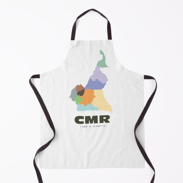 Item preview, Cameroon Map - CMR ISO Code Wall Art designed and sold by CartoPrints.