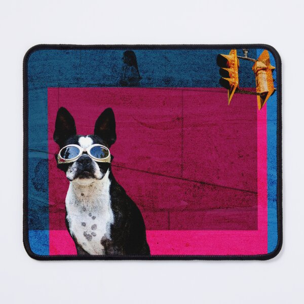 Item preview, Alpha Pup Bizzare Piece Printed Art (Boston Terrier + Sunglasses + Urban Pop Style) designed and sold by RealLifeMerchies.