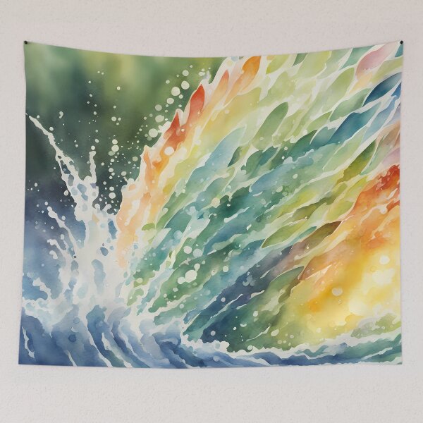 Item preview, Rainbow Splash in Lake designed and sold by CalmnessbyChoice.