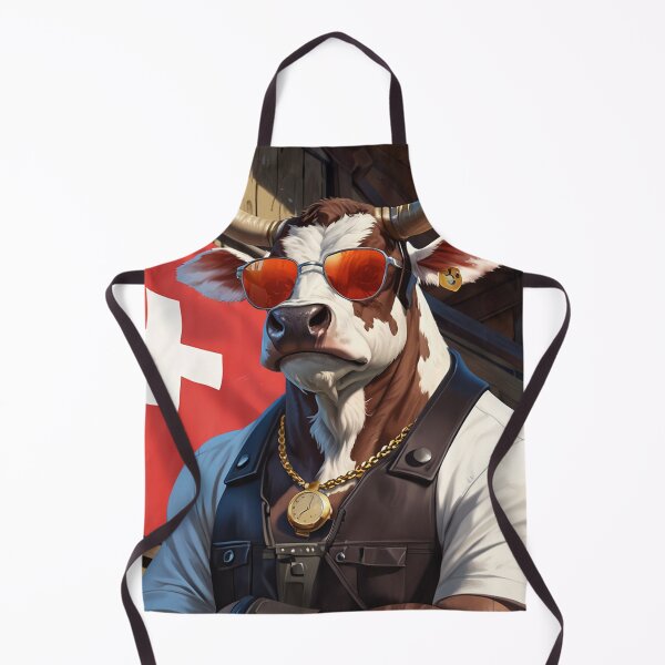 Item preview, Too Swiss to Handle - Swiss Cow with Flag Design designed and sold by LaLi-Designs.