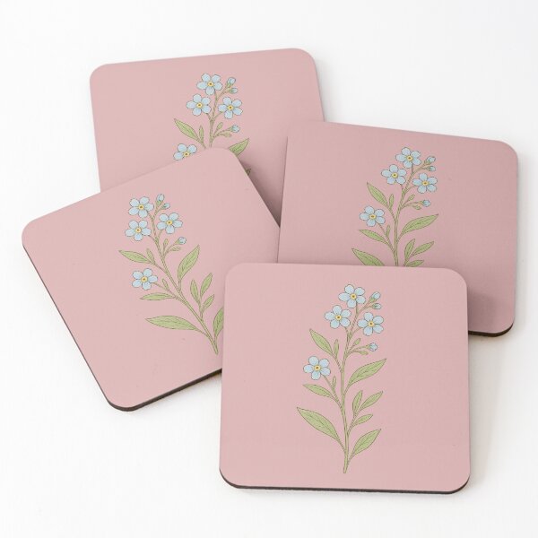 Item preview, Forget-me-not Branch – Botanical Blue Flower Art designed and sold by Planthem.