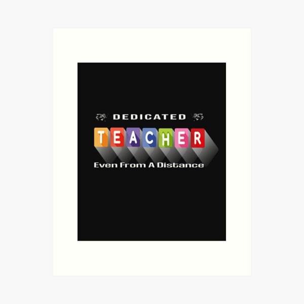 Item preview, Distance Teaching Dedication Color Block designed and sold by Zakrytos ★★★★★.