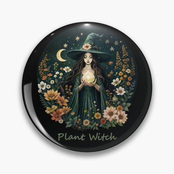 Item preview, Plant Witch Aesthetic, Botanical Magic & Wiccan Soul nature witch, herbalism, wicca, pagan, crystals, moon phases, earth magic designed and sold by Collagedream.