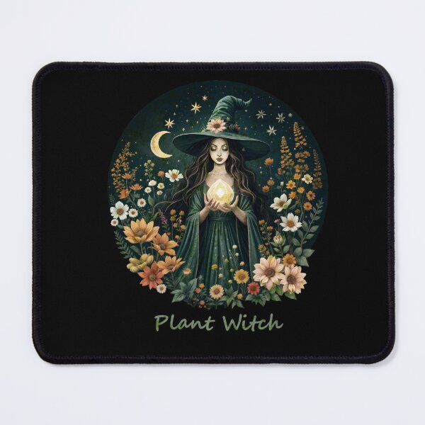 Item preview, Plant Witch Aesthetic, Botanical Magic & Wiccan Soul nature witch, herbalism, wicca, pagan, crystals, moon phases, earth magic designed and sold by Collagedream.