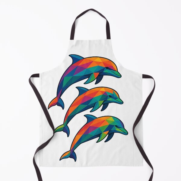 Item preview, Prismatic Dolphin Pod designed and sold by TheWonkyEaselCo.