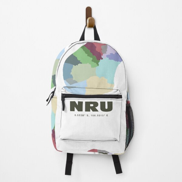 Item preview, Nauru Map - NRU ISO Code Wall Art designed and sold by CartoPrints.